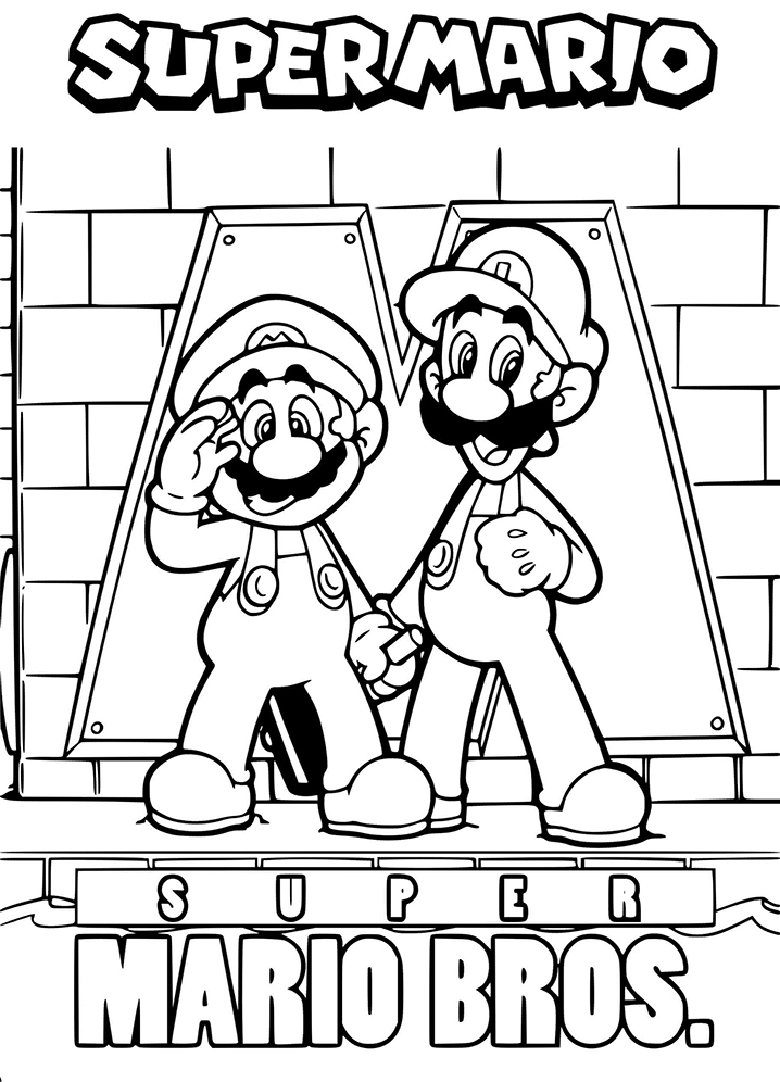 Super Mario Bros Avec Luigi
