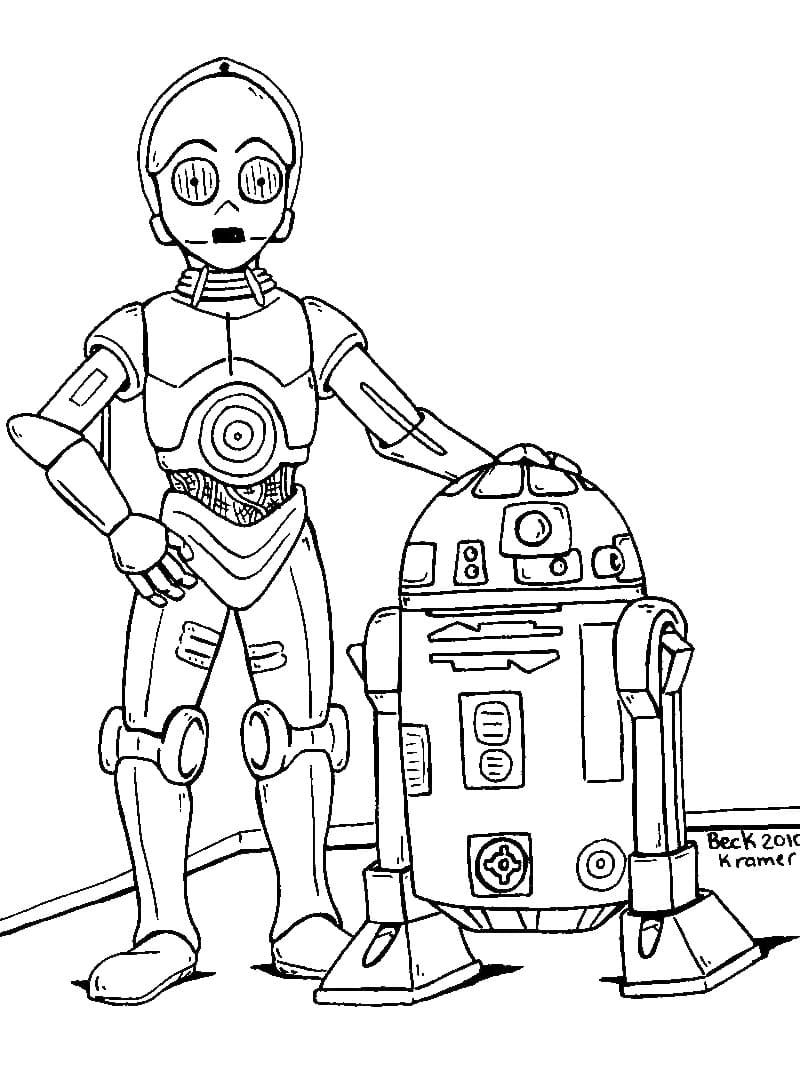 C-3P0 et R2-D2