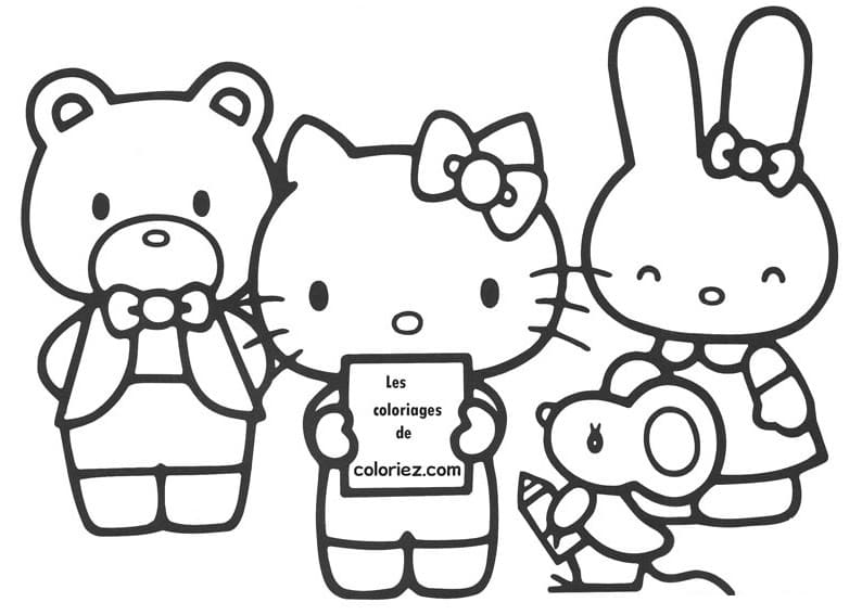 Hello Kitty Aime les Coloriages