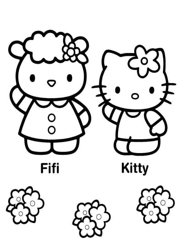 Hello Kitty et Fifi
