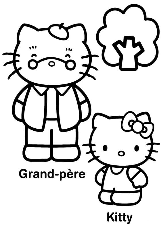 Hello Kitty et Grand-père