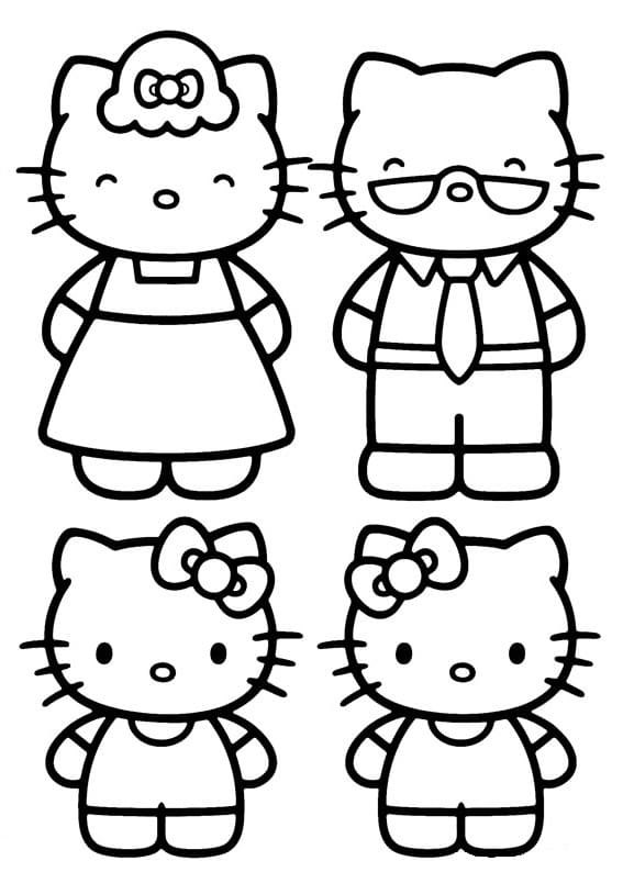 La Famille de Hello Kitty