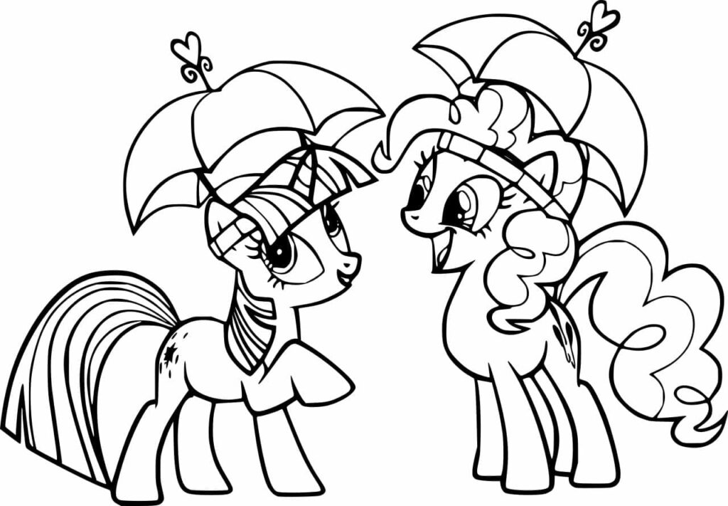 Twilight Sparkle et Pinkie Pie