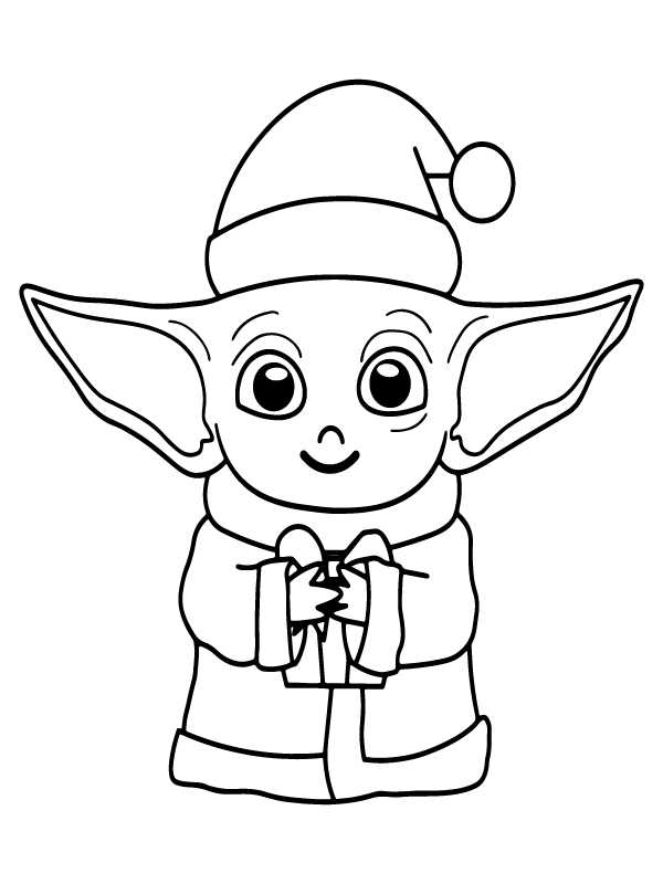 Aimable Bébé Yoda Noël