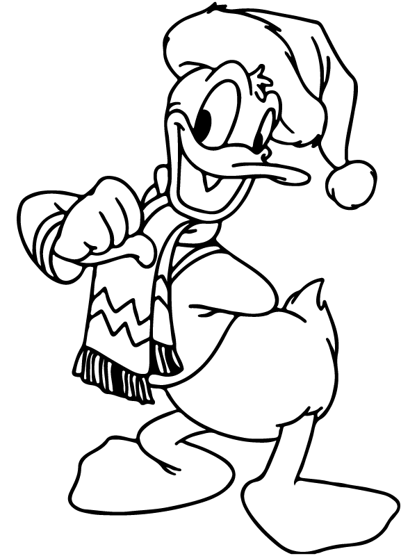 Dansant Donald Duck Noël Disney