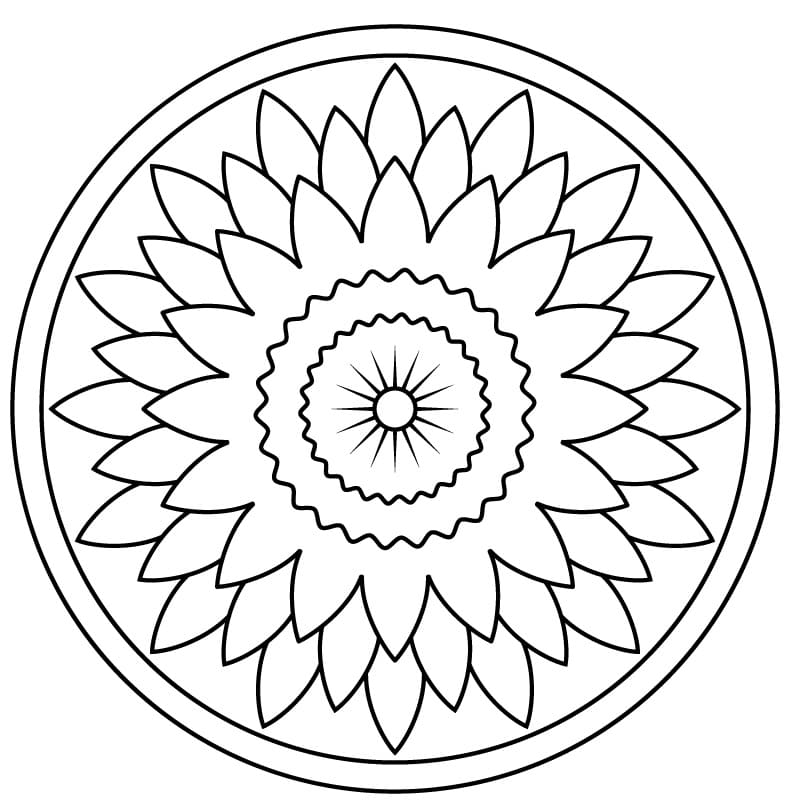 Mandala Fleur Incroyable
