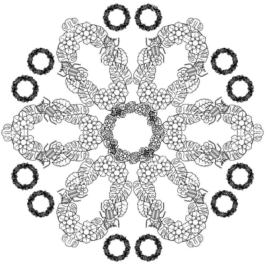 Mandala Fleur De Printemps