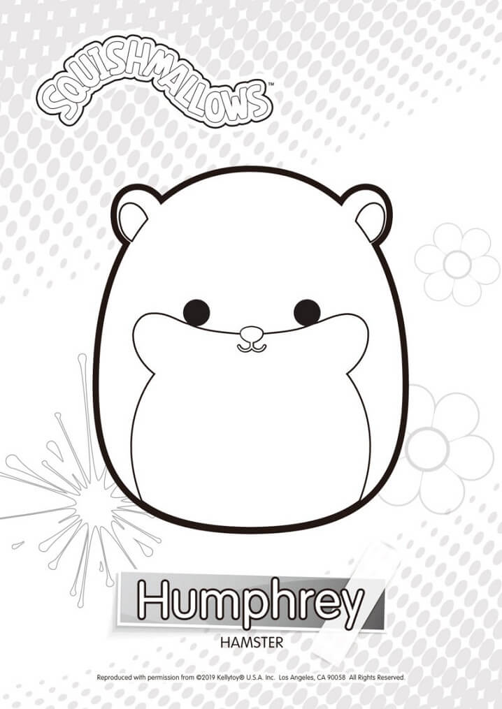 Coloriage Humphrey Squishmallows