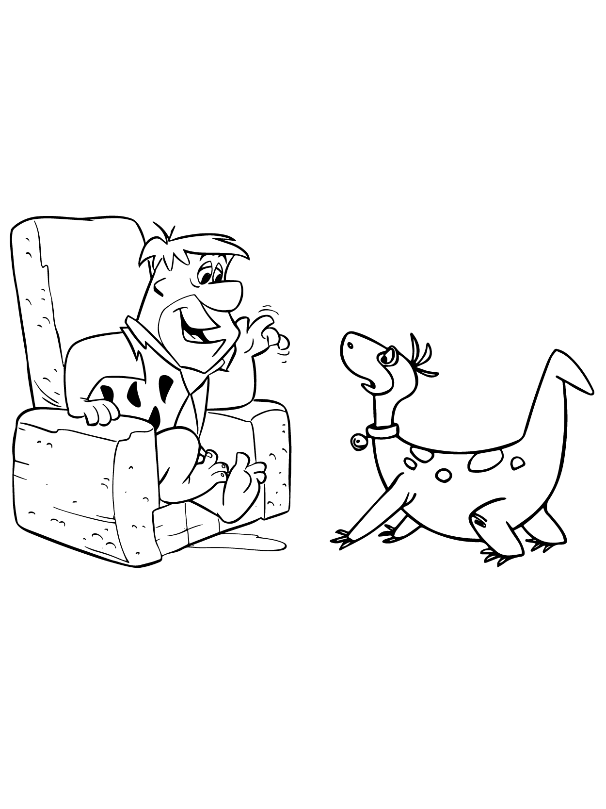 Fred et Dino en Conversation