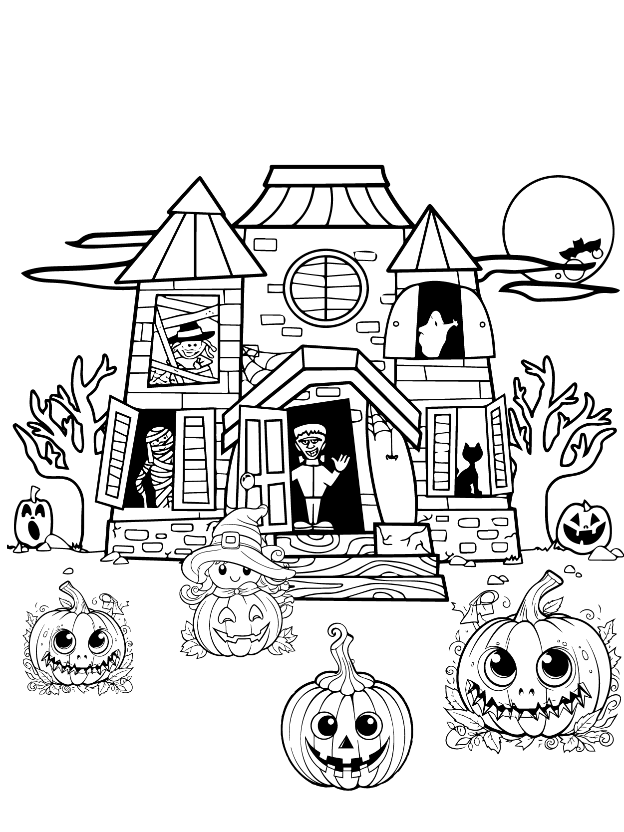 Maison d’Halloween Effrayante