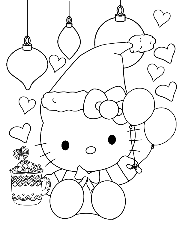 Noël Simple avec Hello Kitty