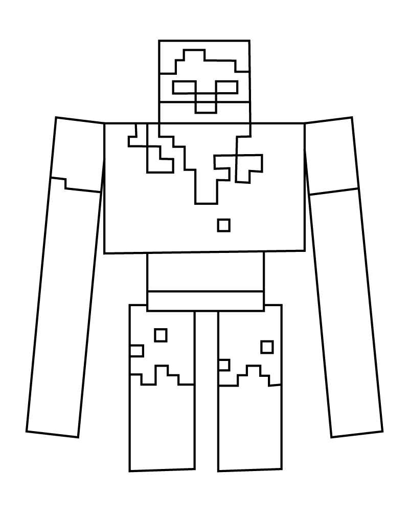 minecraft-dungeon-golem-coloring-page
