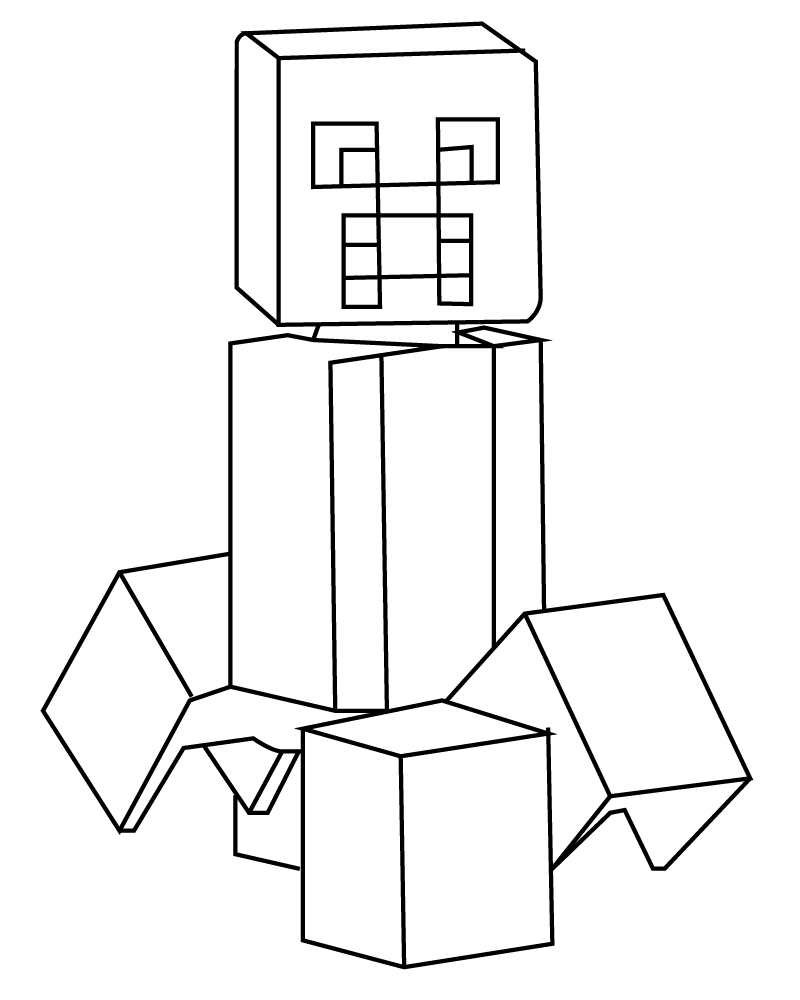 Araignée Humanoïde de Minecraft Dungeons