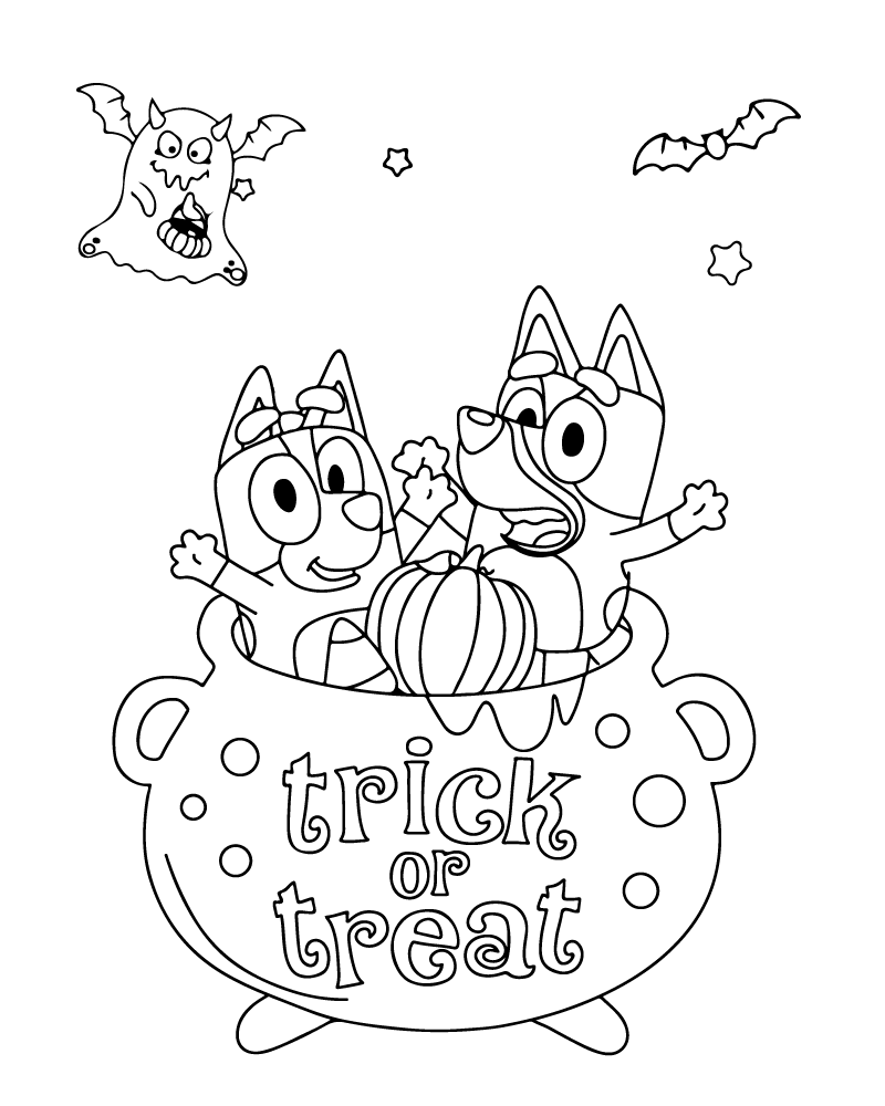 Trick-or-Treat de Bluey