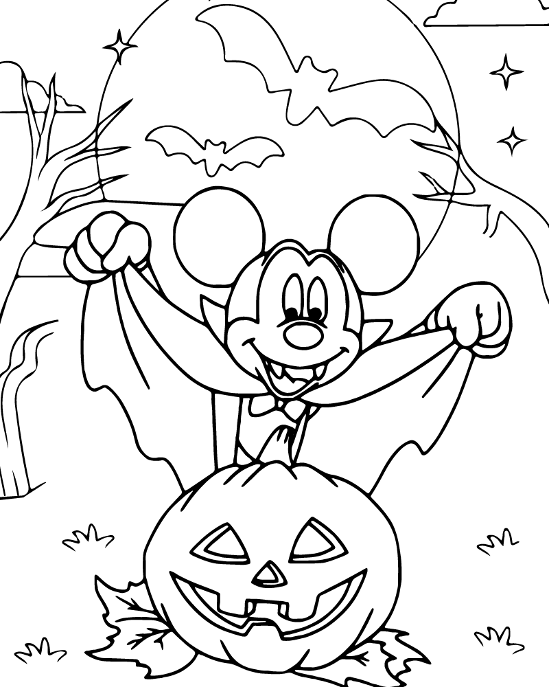 Nuit d'Halloween de Mickey