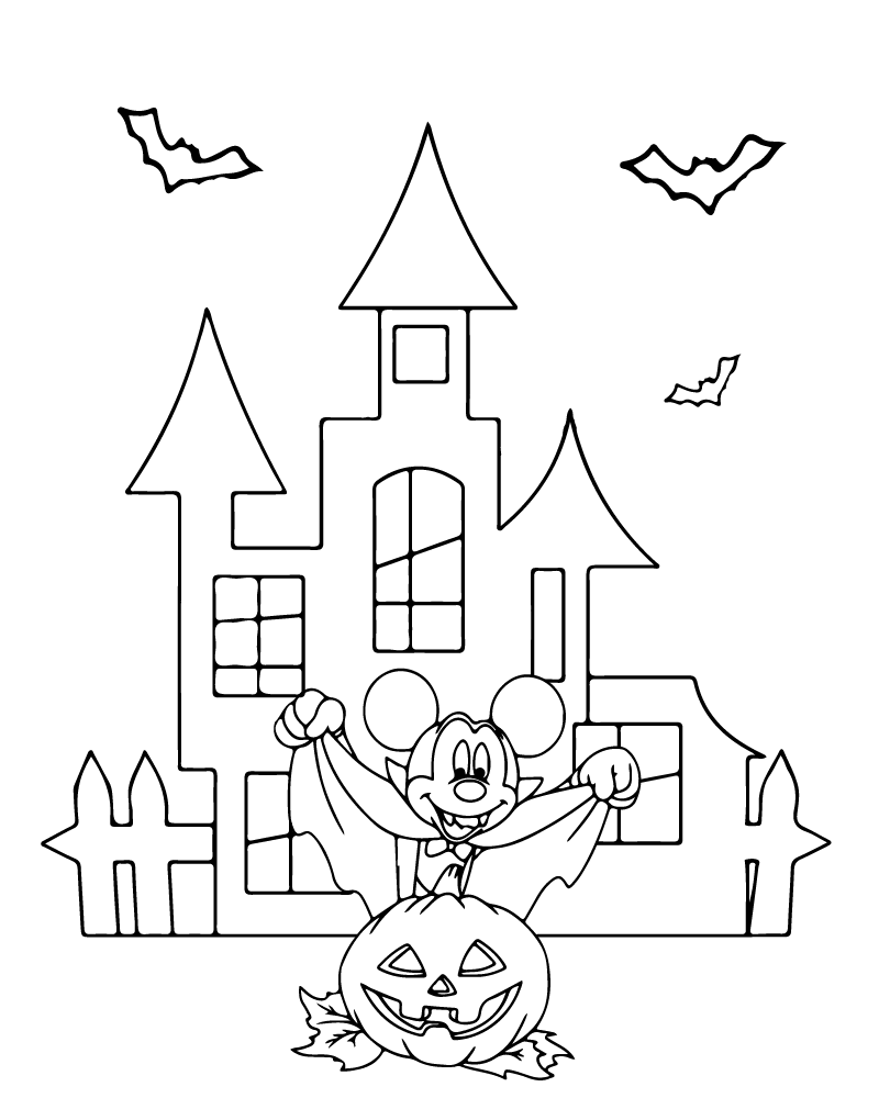 Vampire Mickey d'Halloween