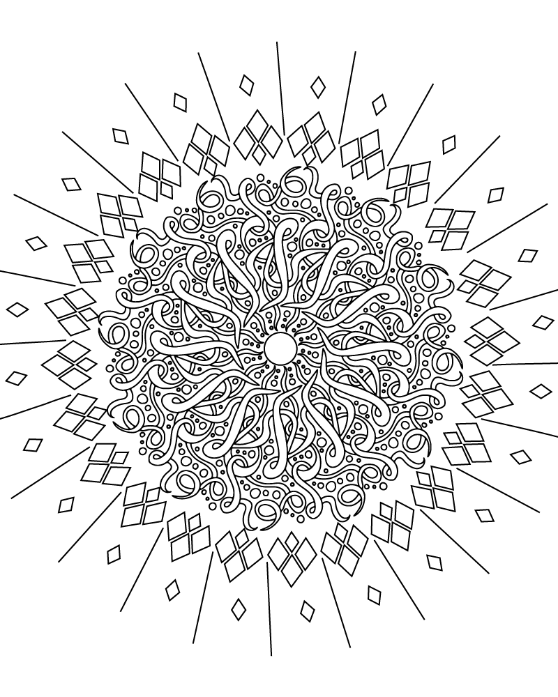 Mandala Zen Difficile