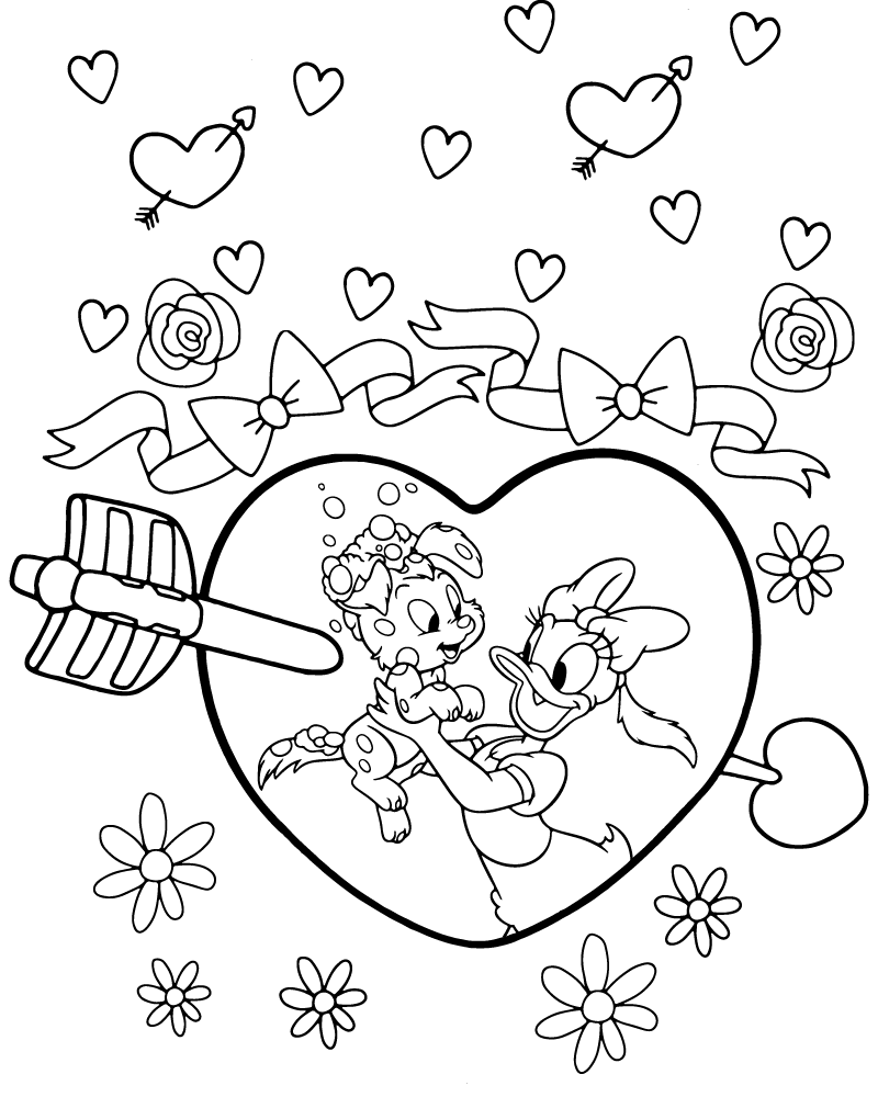 Dessin Animé Disney pour la Saint-Valentin