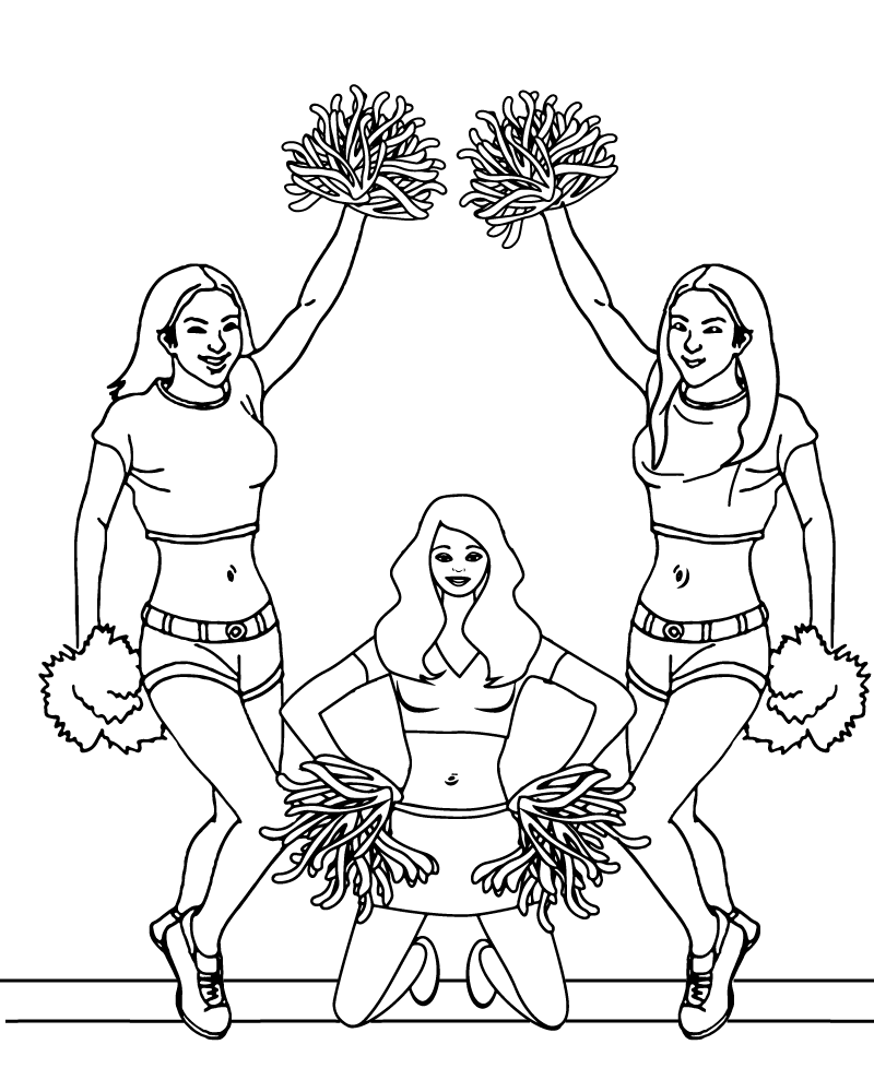 Super Bowl 2025 Pom-Pom Girl