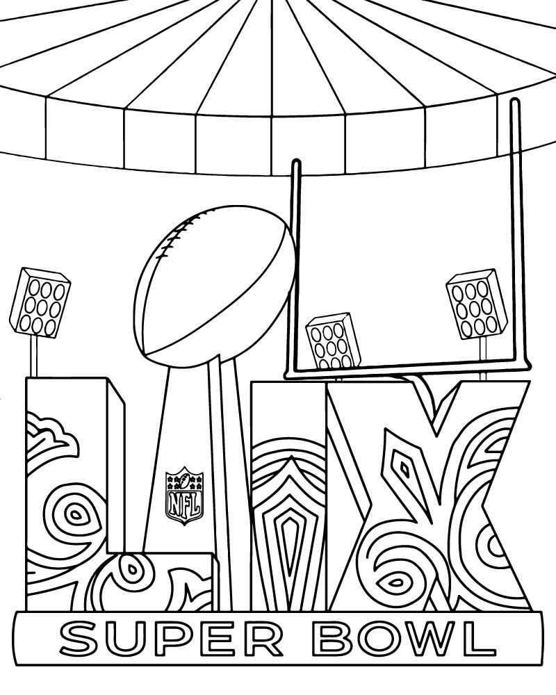 Super Bowl 2025 Logos des Équipes