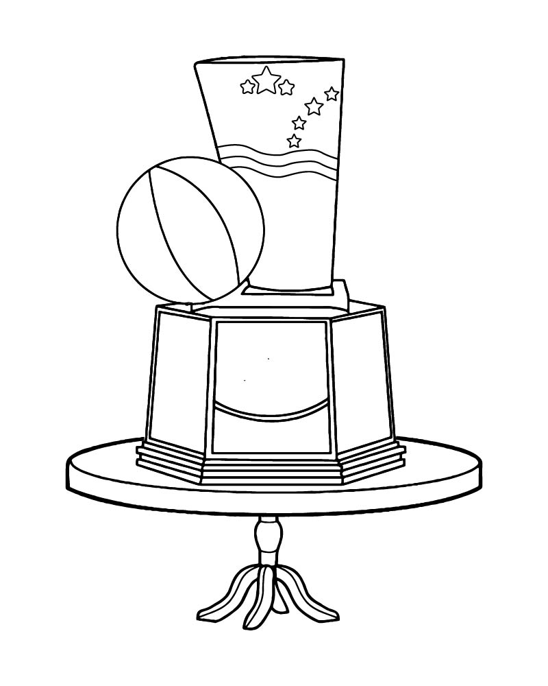 Trophée Sportif à Colorier