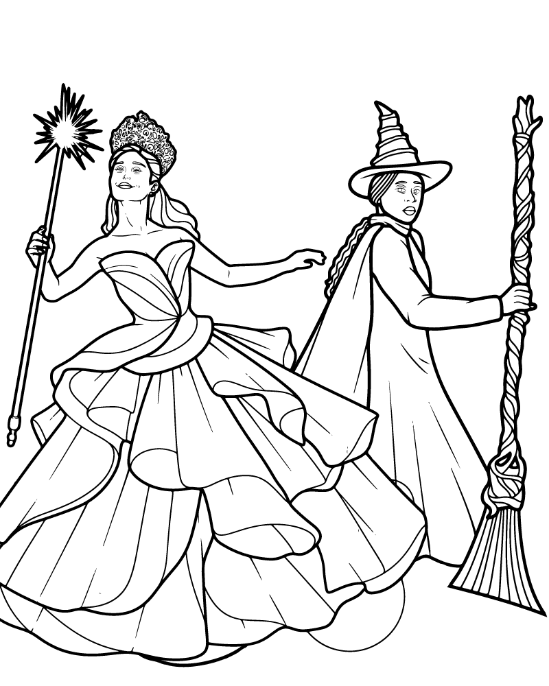 Wicked Glinda et Elphaba