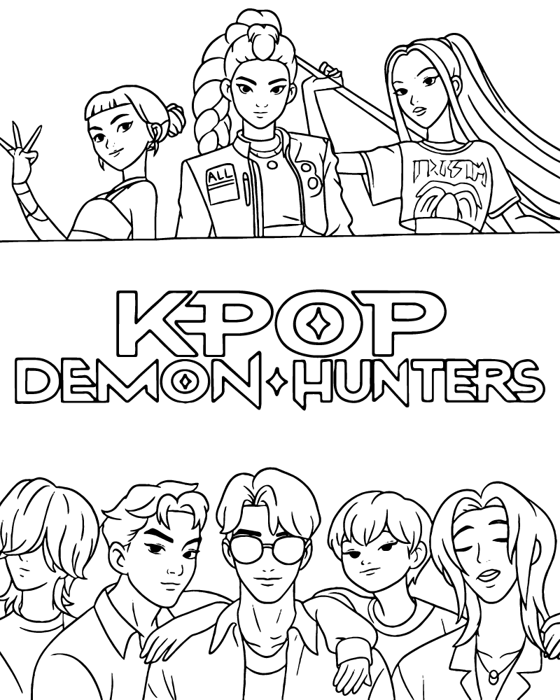 Dessin Chasseurs De D mons KPop Dessin Chasseurs De D mons KPop