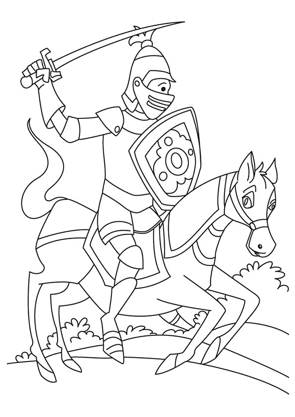 Knight On A Horse