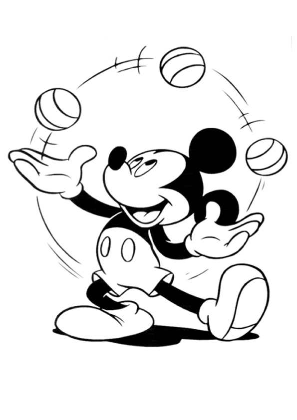 Mickey Mouse Juggling Balls
