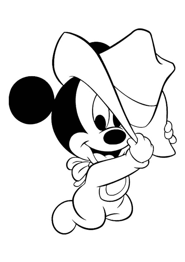 Mickey Mouse As Cowboy