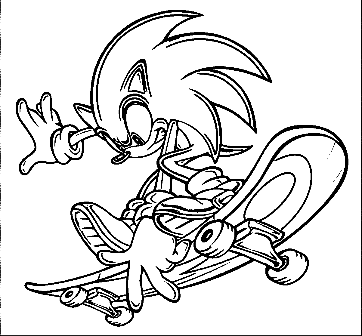 Sonic Skateboarding