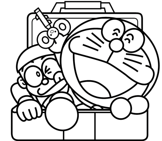 Doraemon And Nobita In Box