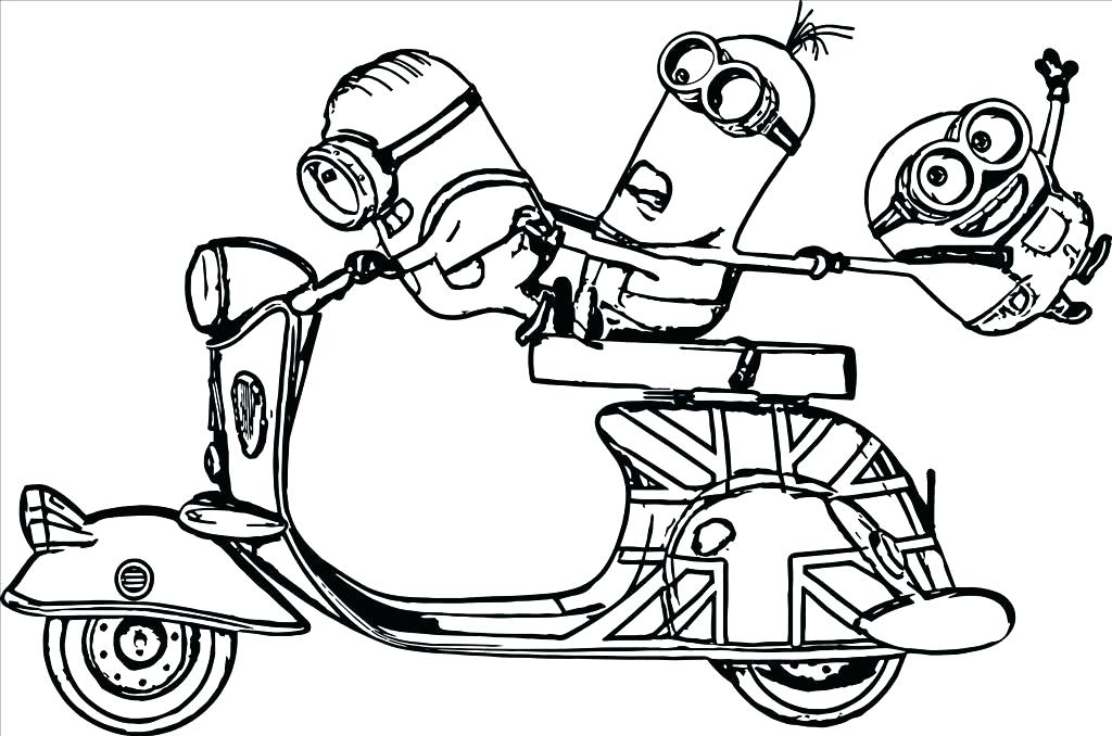 Minions Riding Motobike