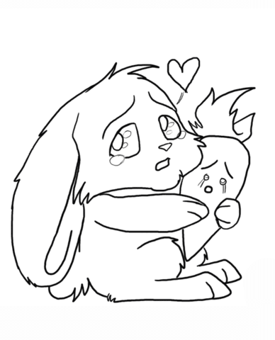Chibi Bunny With Carrot