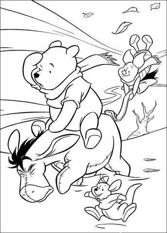 Pooh Riding Eeyore