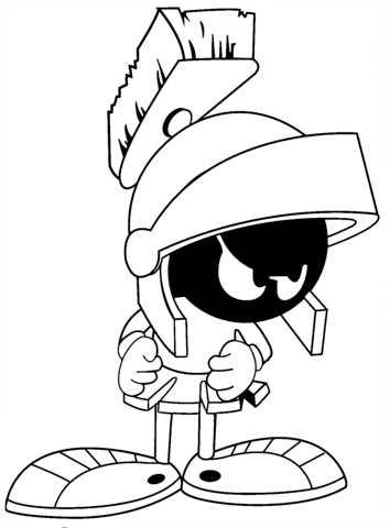 Angry Marvin the Martian