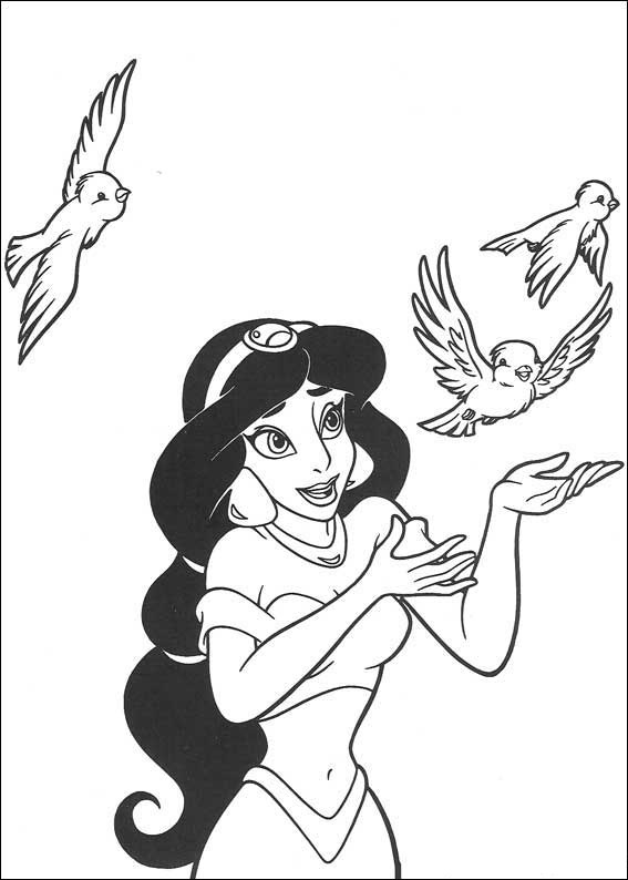 Jasmine Playing With Birds
