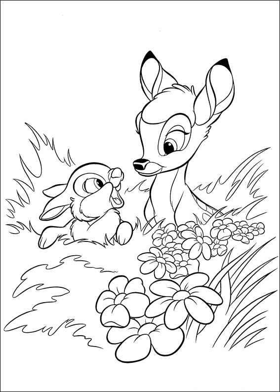Thumper And Bambi In Bush