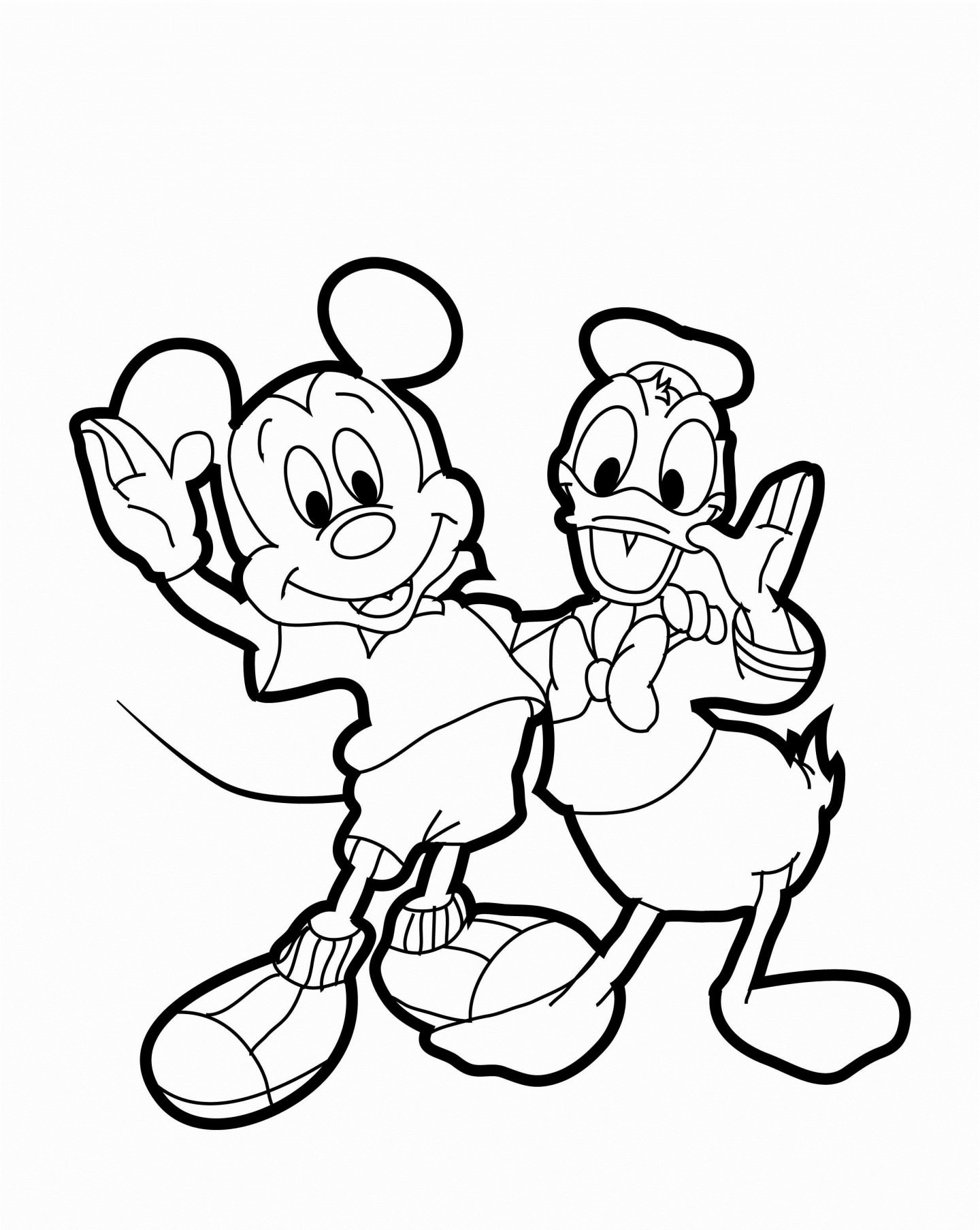 Best Friend Mickey And Donald