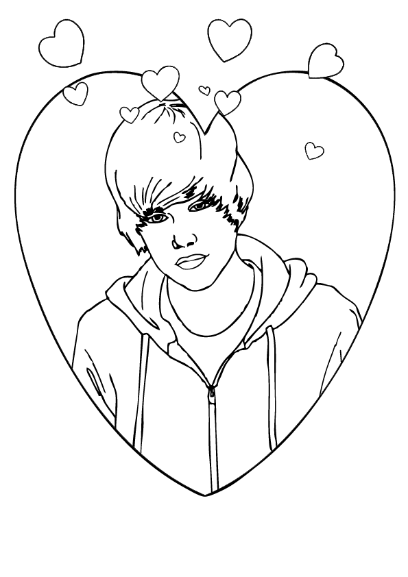 Justin Bieber With Hearts