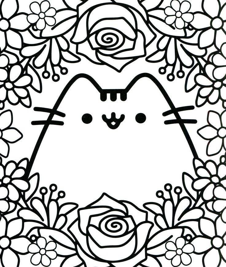 Pusheen With Flower