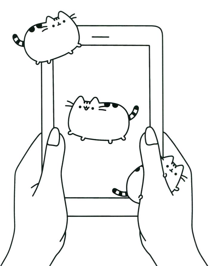 Pusheen On The Phone