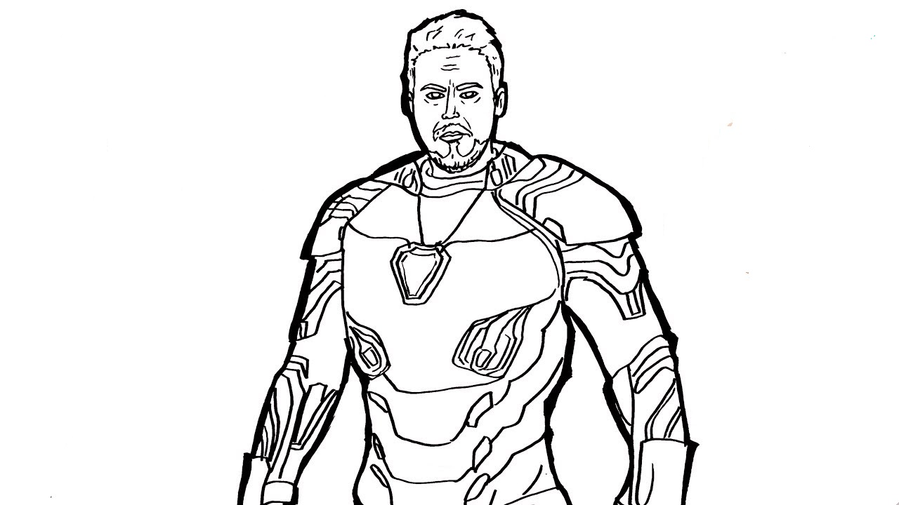 Tony Stark With Nano Tech Armor
