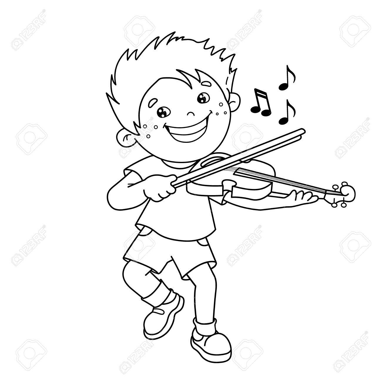 Kid Playing Violin