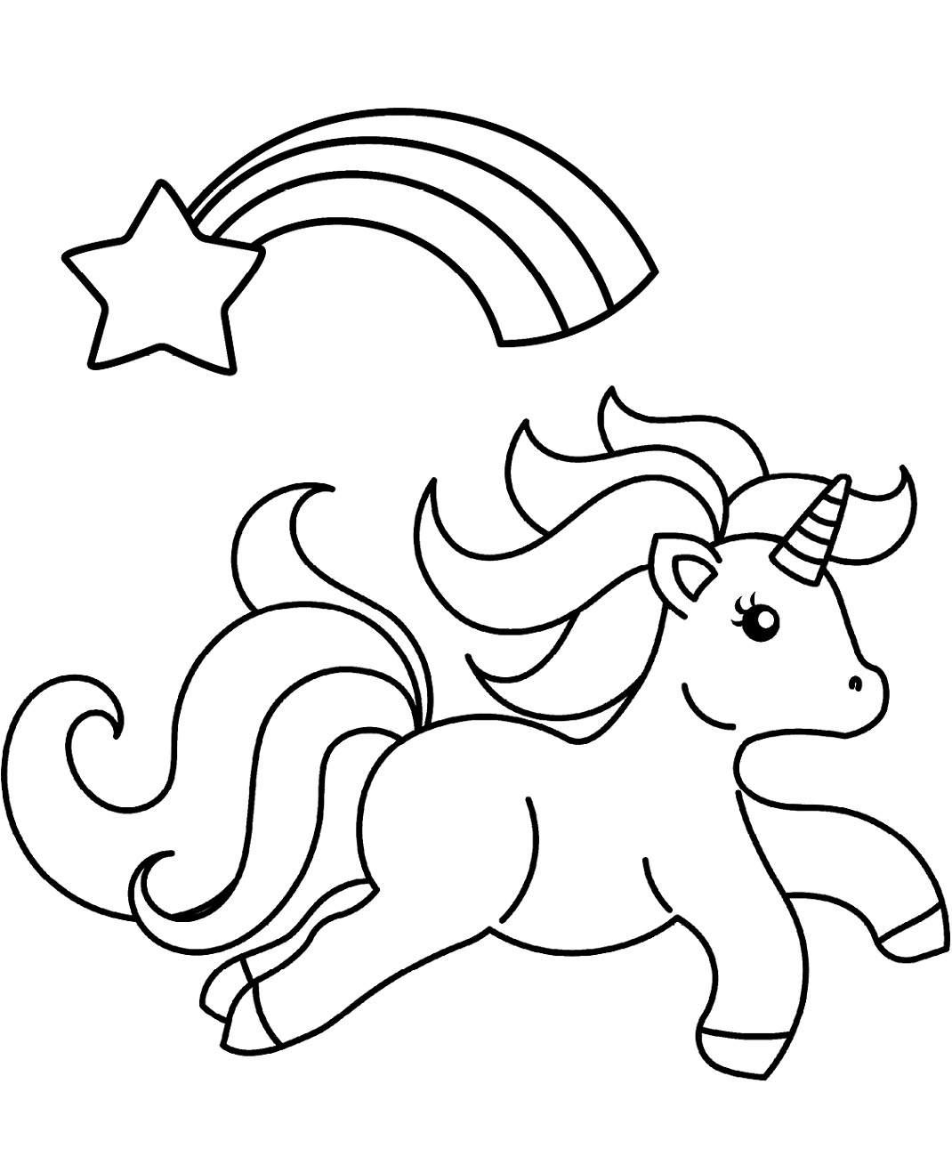 Unicorn With A Shooting Star