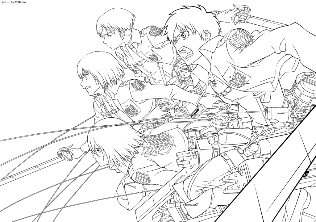 Survey Corps Squad Fighting