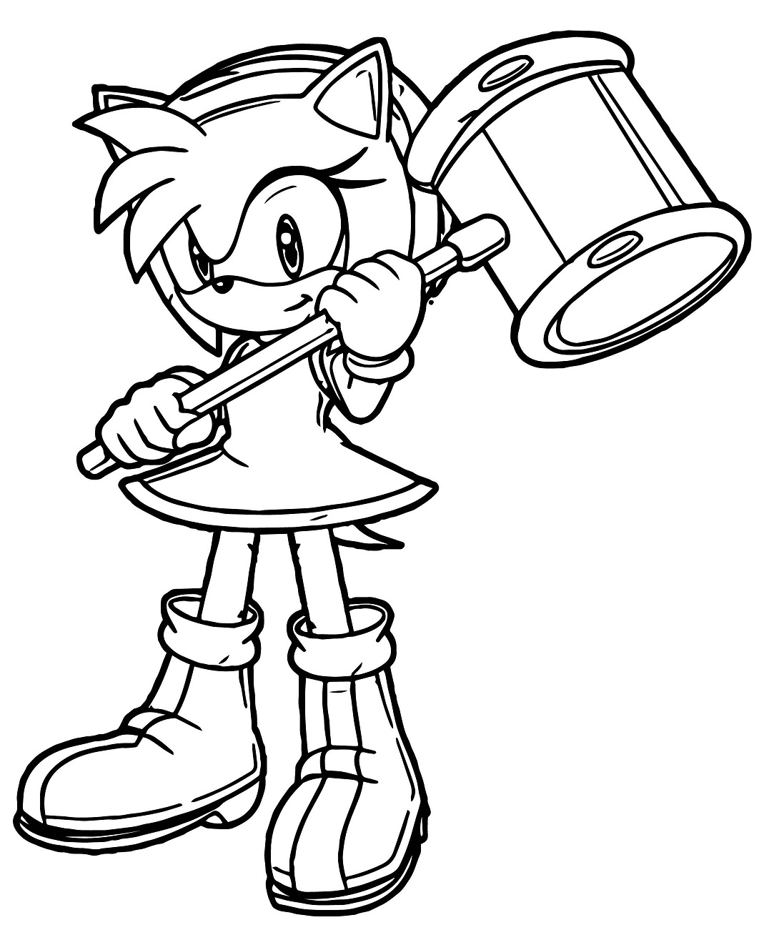 Amy Rose With Hammer
