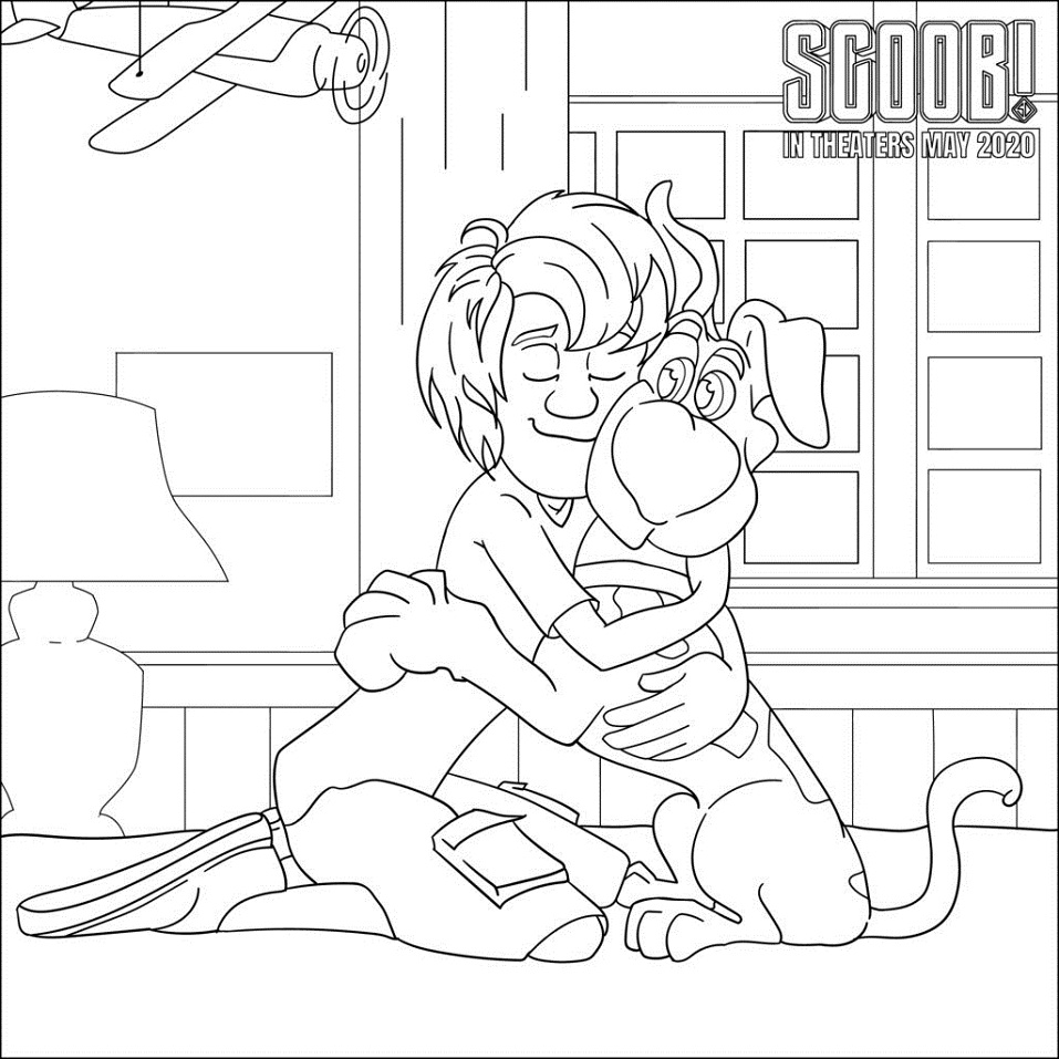 Shaggy Hugs Scooby