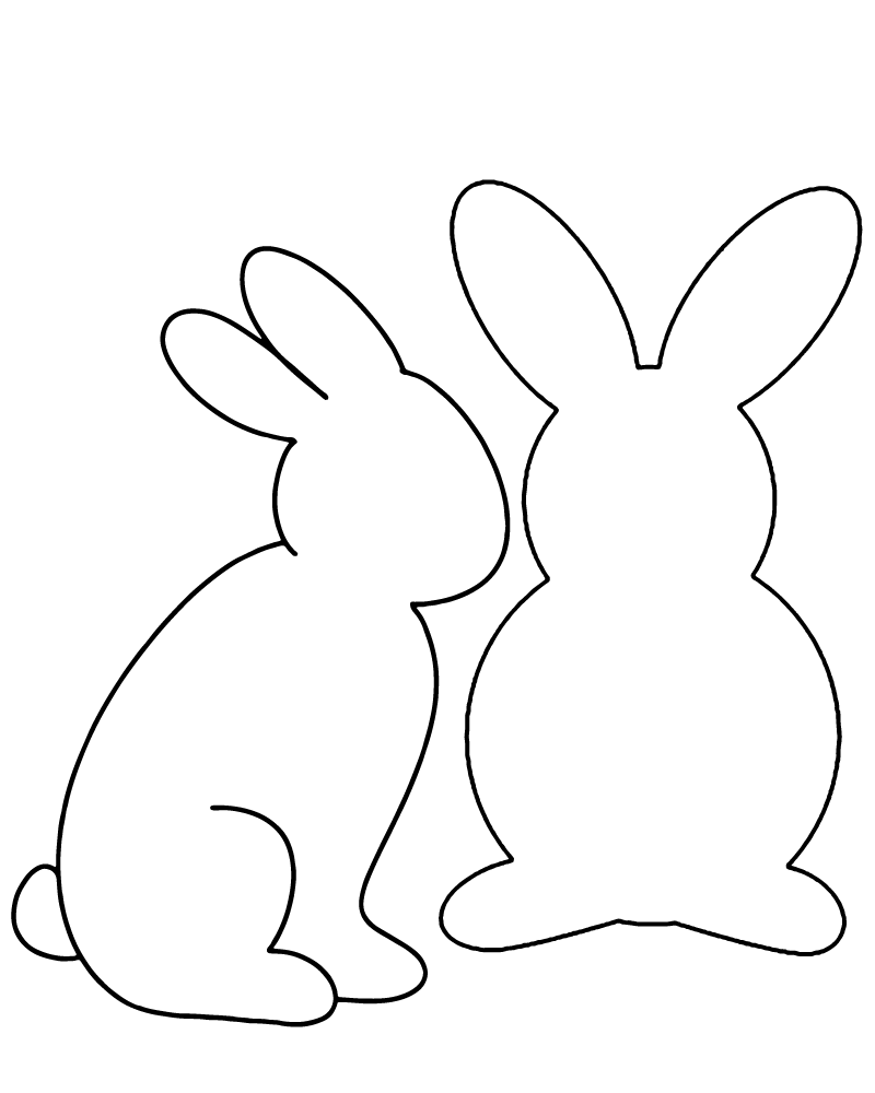A Pair of Bunny Templates