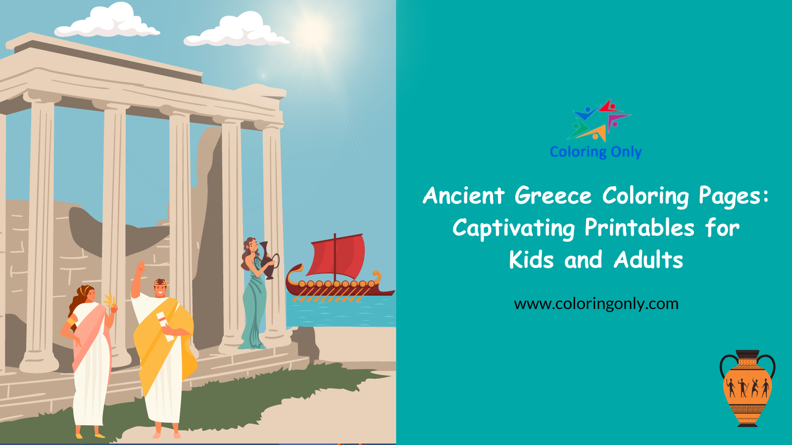 Ancient Greece Coloring Pages: Captivating Printables for Kids and Adults